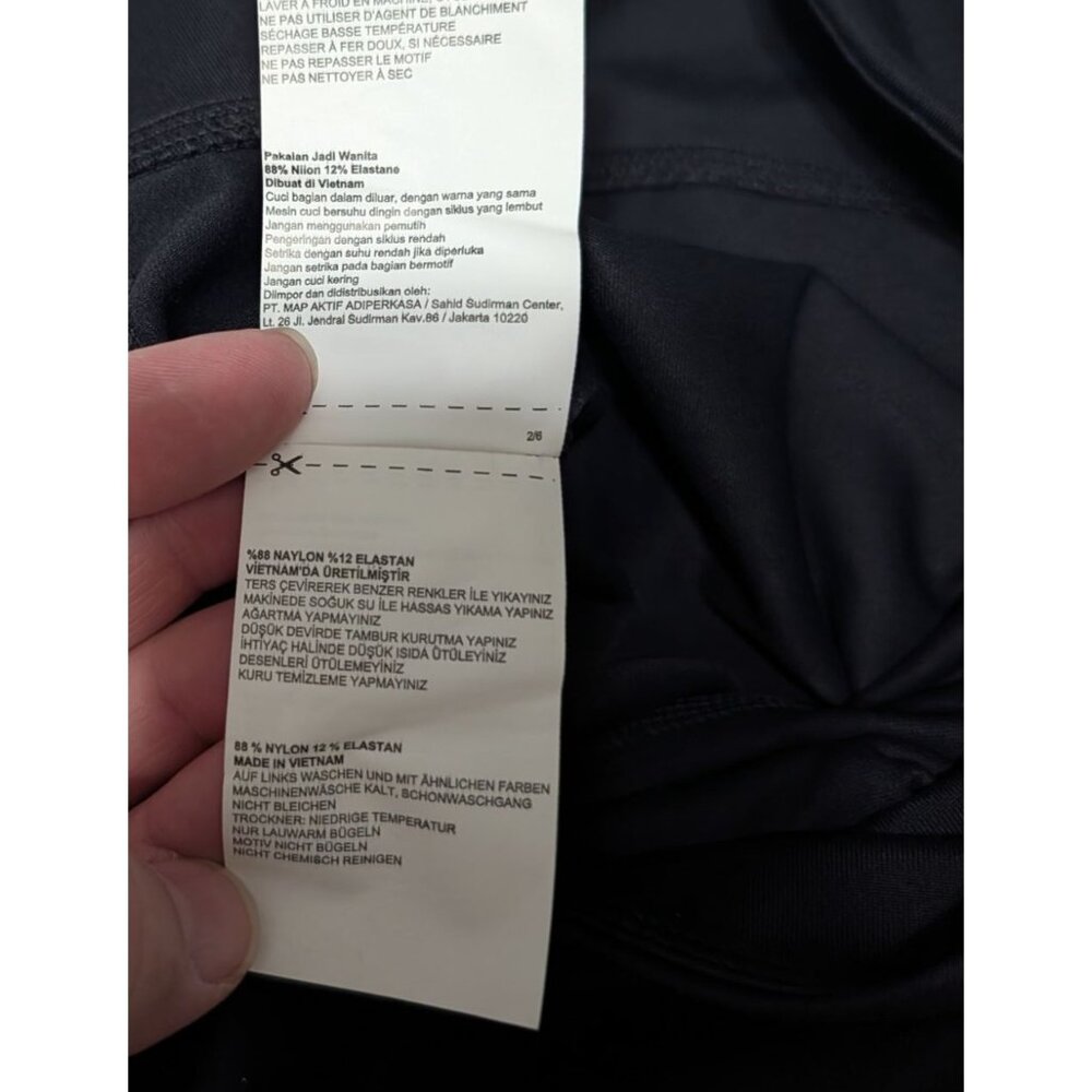 Skechers GoWalk Goflex 2XL Black High-Waisted Biker Shorts Women Activewear - Picture 14 of 16